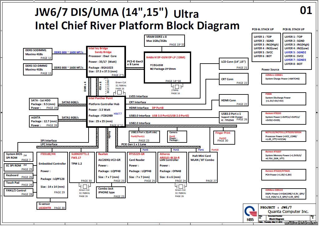 Quanta lx6 схема