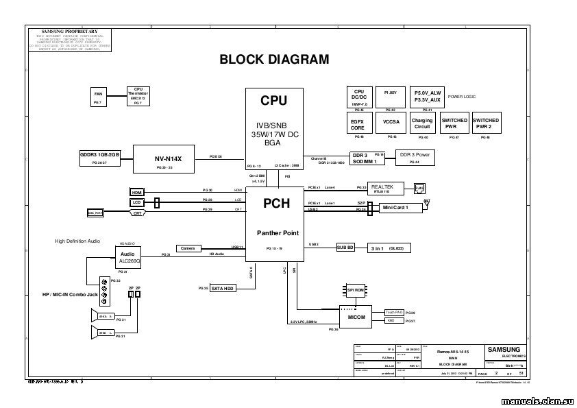 Samsung np300 схема
