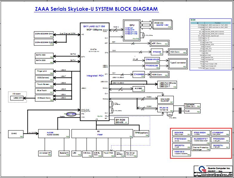 Схема Boardview Acer Aspire E5 575g E5 774g F5 573g And Travelmate P259 Mg
