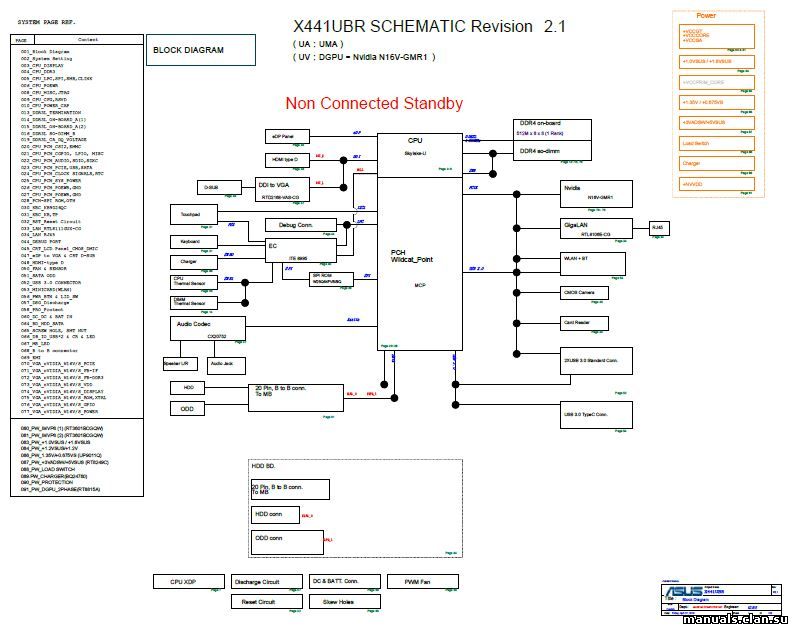 Asus x570ud схема