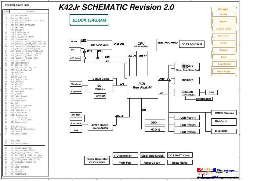 Asus k52jr схема