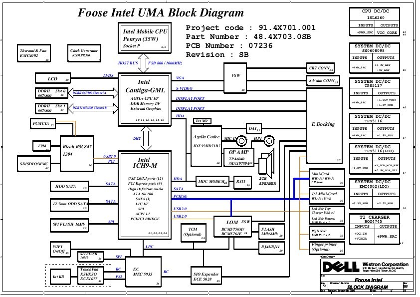 Dell e198fp схема